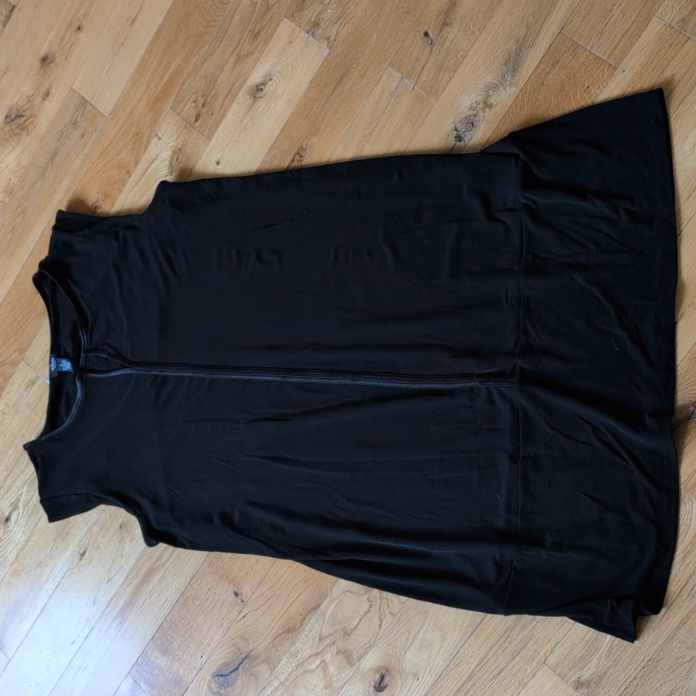 Alfanl Sleeveless Little Black Key Hole Dress Size 1x